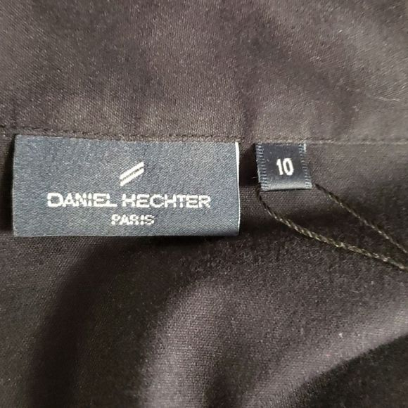 Daniel 🖤🖤 Hetcher Black Blouse Shirt Top - Picture 9 of 11
